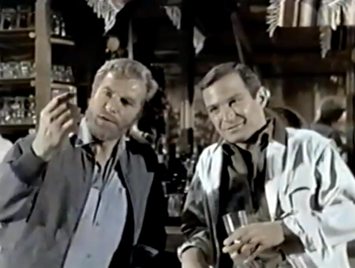 Ben Gazzara and Fernando Lamas in Someone Who Makes Me Feel Beautiful (1965)