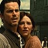 Matt Bomer and Haley Bennett in The Magnificent Seven (2016)