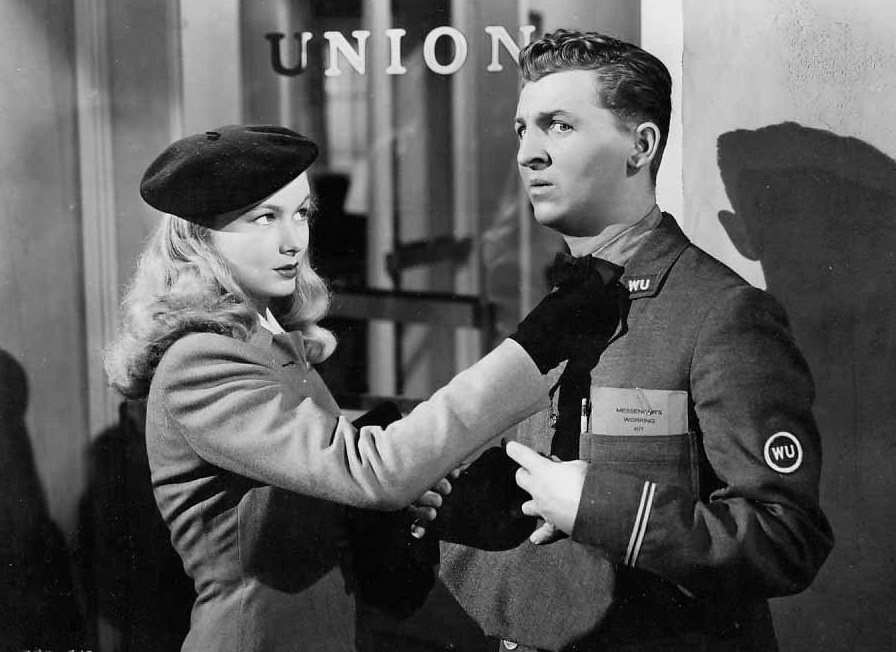 Veronica Lake and Eddie Bracken in Out of This World (1945)