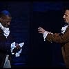 Lin-Manuel Miranda and Leslie Odom Jr. in Hamilton (2020)