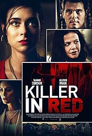 Tammin Sursok, Donna Feldman, Allison Paige, and Greg Perrow in Killer in Red (2018)