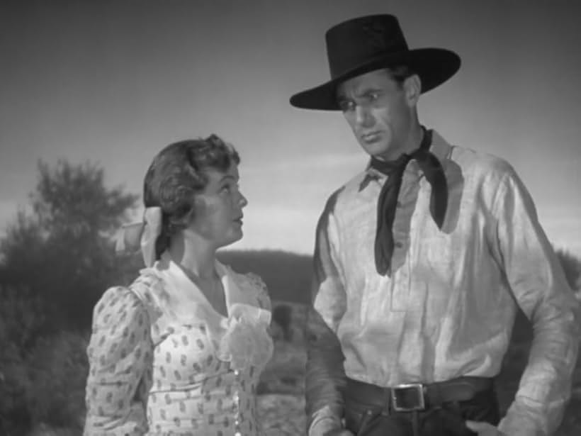 Gary Cooper and Doris Davenport in The Westerner (1940)