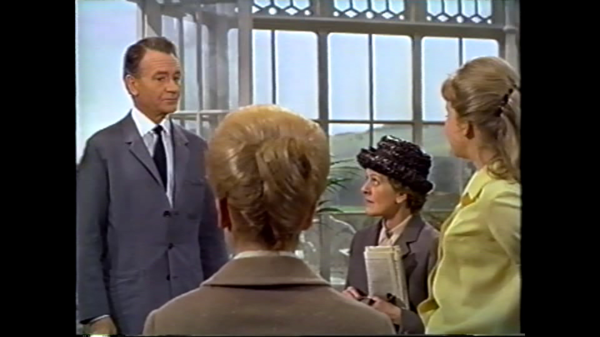 Deborah Kerr, Hayley Mills, Edith Evans, and John Mills in The Chalk Garden (1964)