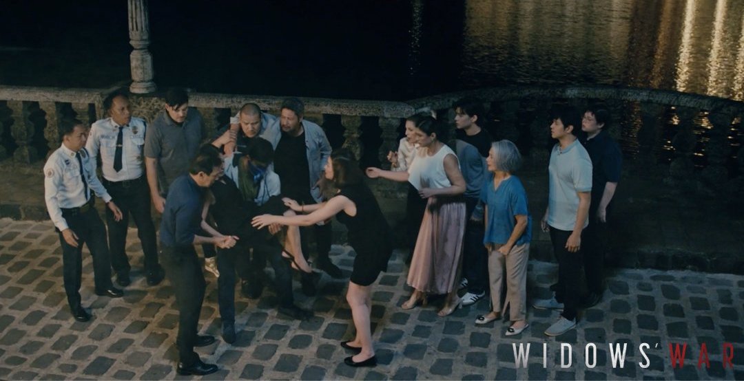 Tonton Gutierrez, Jackie Lou Blanco, Royce Cabrera, Lito Pimentel, Bea Alonzo, Timmy Cruz, Matthew Uy, Arthur Solinap, Carla Abellana, Jeric Gonzales, and Rikki Mae Davao in Widows' War (2024)