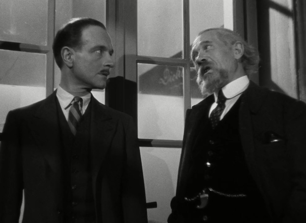 Pierre Fresnay and Pierre Larquey in The Raven (1943)