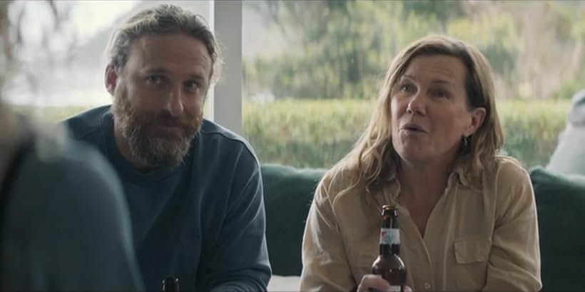 Robyn Malcolm and Dean O'Gorman in After the Party (2023)