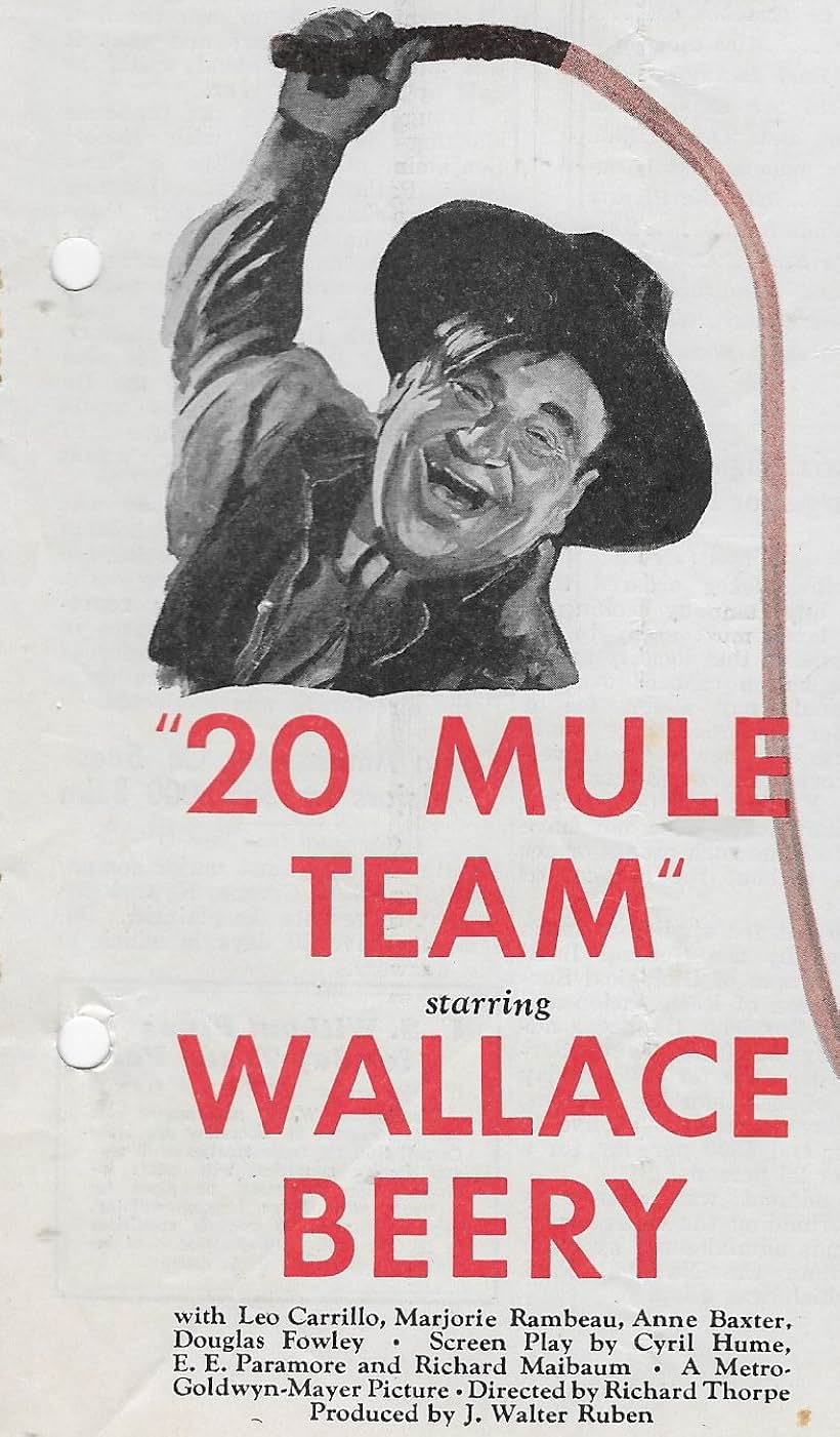 Wallace Beery in 20 Mule Team (1940)