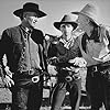 John Wayne, Walter Brennan, and Montgomery Clift in Red River (1948)