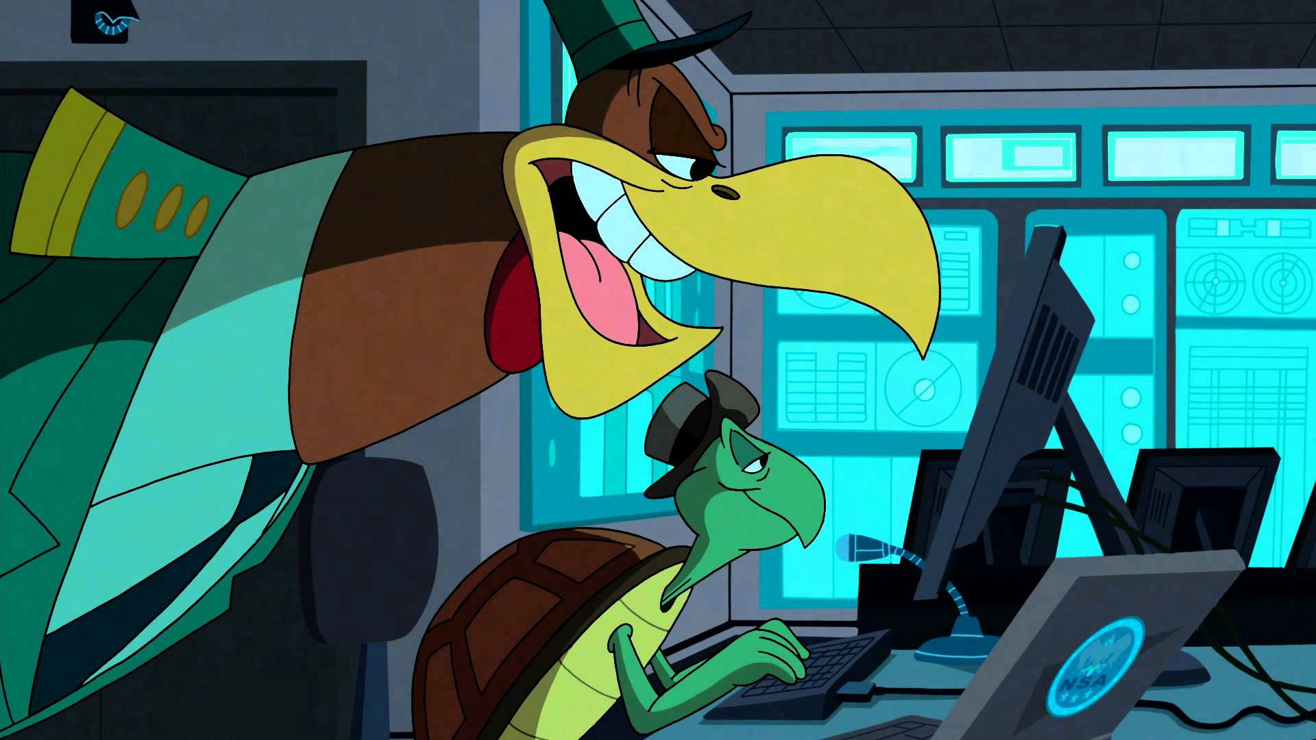 Jeff Bergman and Jim Rash in Looney Tunes: Rabbits Run (2015)