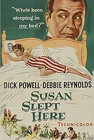 Debbie Reynolds and Dick Powell in Susan Slept Here (1954)