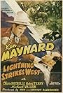 Ken Maynard and Michael Vallon in Lightning Strikes West (1940)