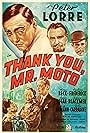 Peter Lorre, Thomas Beck, Sidney Blackmer, Pauline Frederick, and Sig Ruman in Thank You, Mr. Moto (1937)