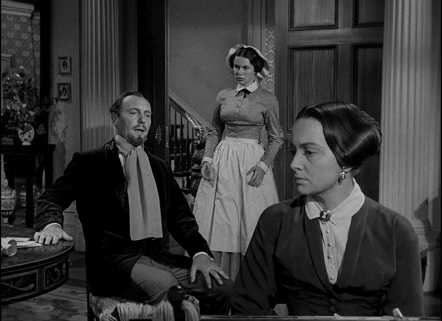 Olivia de Havilland, Vanessa Brown, and Ralph Richardson in The Heiress (1949)