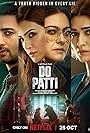 Kajol, Shaheer Sheikh, and Kriti Sanon in Do Patti (2024)