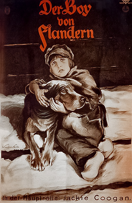 Jackie Coogan, Teddy the Dog, and Julius Kupfer-Sachs in A Boy of Flanders (1924)