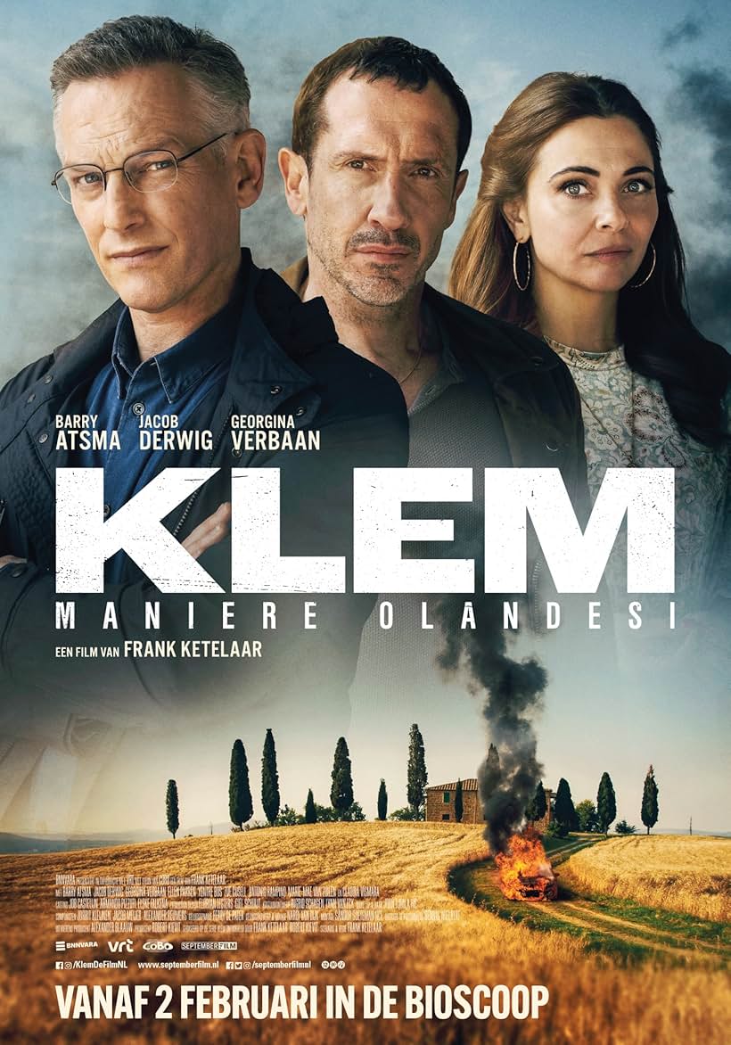 Barry Atsma, Jacob Derwig, and Georgina Verbaan in Klem (2023)