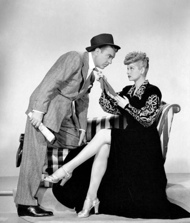 Lucille Ball and George Brent in Lover Come Back (1946)