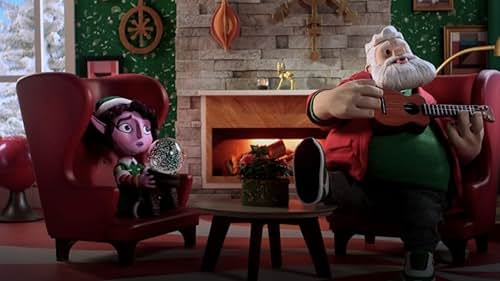 Seth Rogen and Sarah Silverman in Santa Inc. (2021)