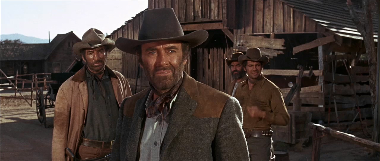 Henry Fonda, Jack Elam, Gary Lockwood, and Morgan Woodward in Firecreek (1968)