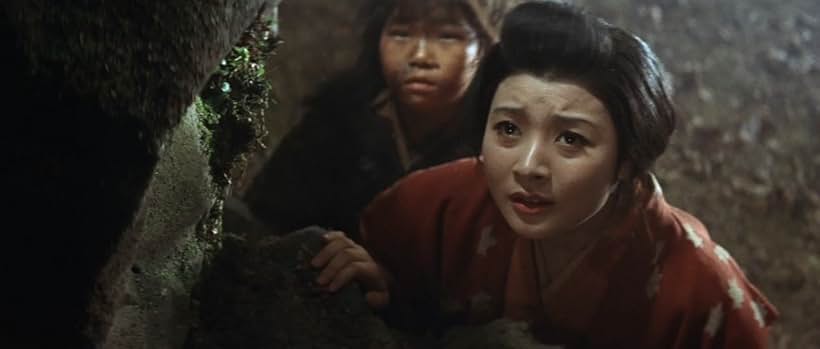 Miwa Takada and Shizuhiro Deguchi in Daimajin (1966)