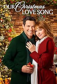 Alicia Witt and Brendan Hines in Our Christmas Love Song (2019)