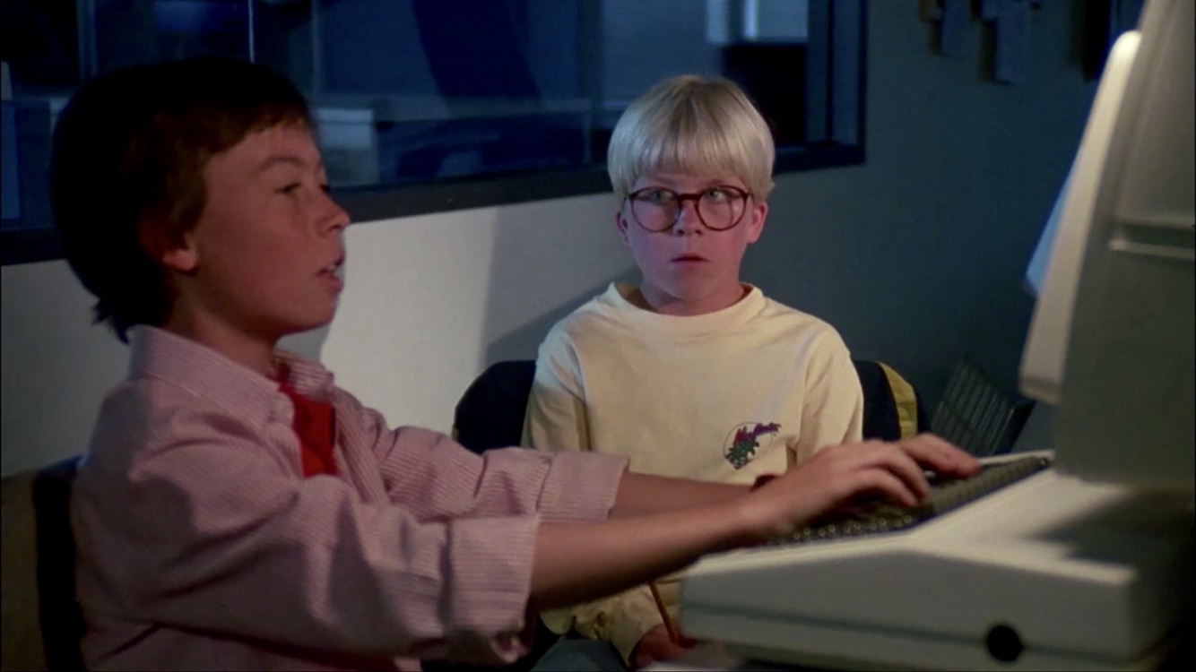 Peter Billingsley and Chad Sheets in The Dirt Bike Kid (1985)