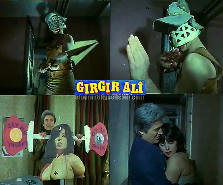 Cüneyt Arkin, Zerrin Egeliler, Sönmez Yikilmaz, and Emel Tümer in Girgir Ali (1982)