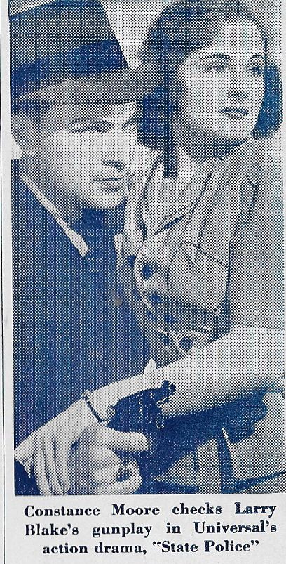 Larry J. Blake and Constance Moore in State Police (1938)