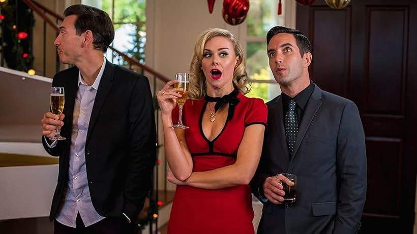 Laura Bell Bundy, Matty Finochio, and Casey Manderson in Season's Greetings (2016)