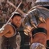 Russell Crowe and Sven-Ole Thorsen in Gladiator (2000)