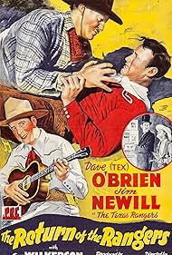 James Newill, Dave O'Brien, and Guy Wilkerson in Return of the Rangers (1943)