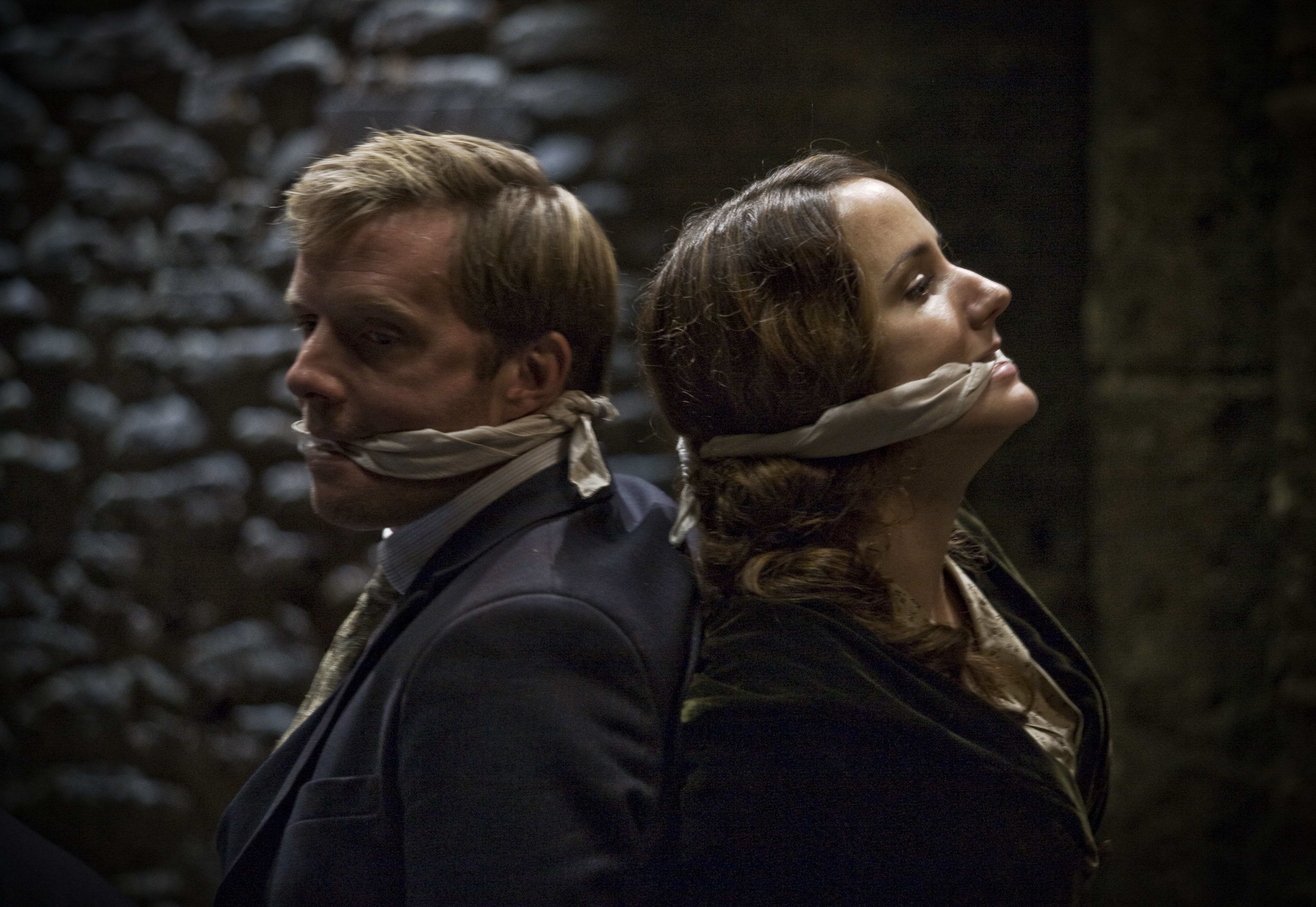 Rupert Penry-Jones and Lydia Leonard in The 39 Steps (2008)