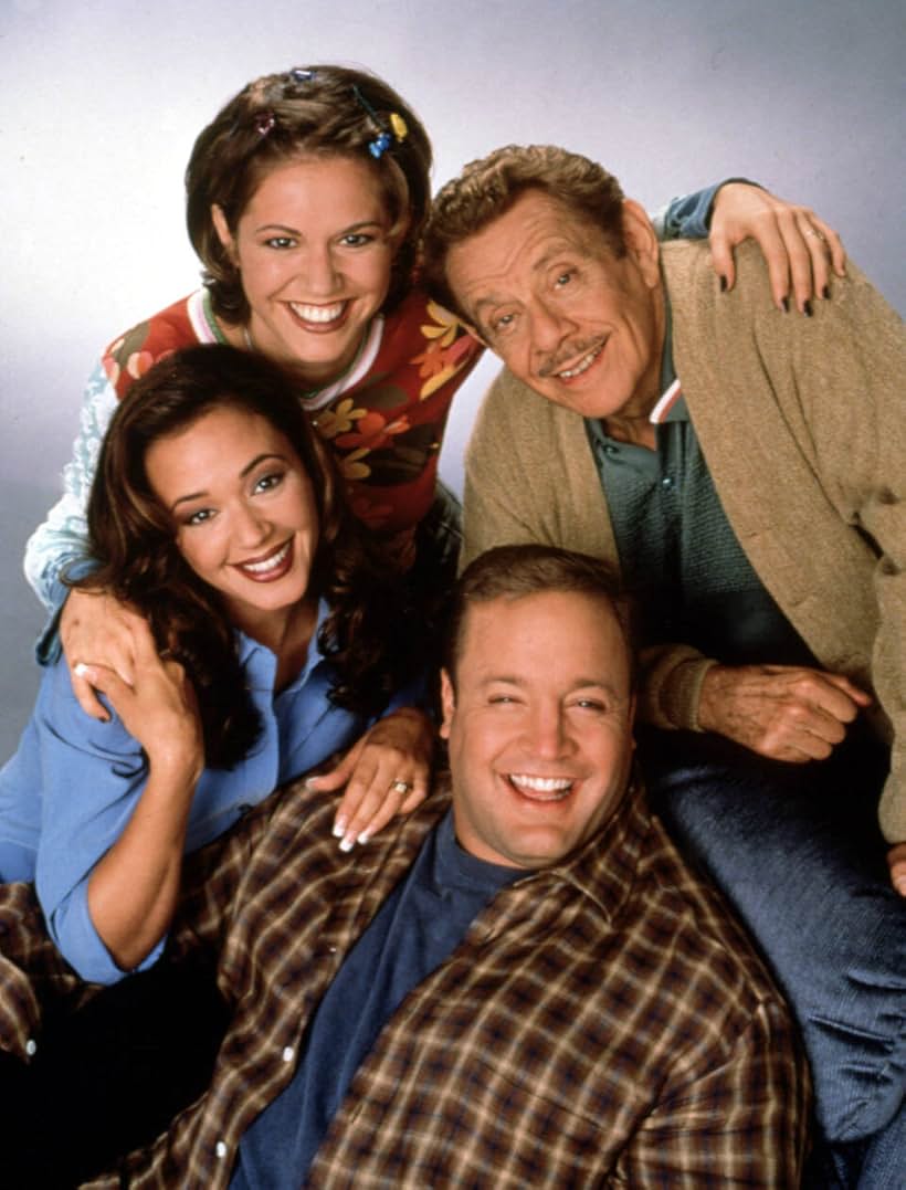 Lisa Rieffel, Jerry Stiller, Leah Remini, and Kevin James - The King of Queens