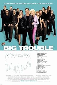 Janeane Garofalo, Rene Russo, Tim Allen, Dennis Farina, Tom Sizemore, Stanley Tucci, Omar Epps, Ben Foster, Jason Lee, Sofía Vergara, Zooey Deschanel, Heavy D, Johnny Knoxville, and Patrick Warburton in Big Trouble (2002)