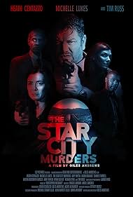 Heath Centazzo, Amy Motta, Tim Russ, Jason Graham, Aaron Wise, Michelle Lukes, and Giles Andrews in The Star City Murders (2024)