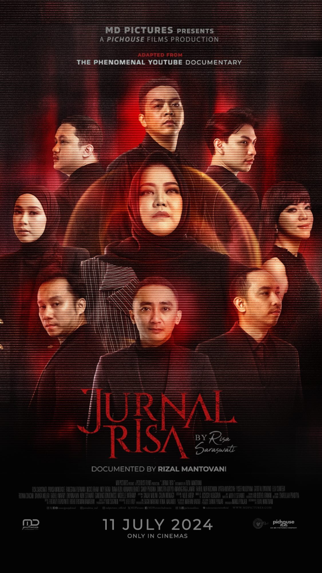 Dimas Tri Adityo, Sandy Pradana, Nicko Irham, Riana Rizki, Abimanyu, Prinsa Mandagie, Indy Ratna Pratiwi, Ranggana Purwana, and Risa Saraswati in Jurnal Risa by Risa Saraswati (2024)