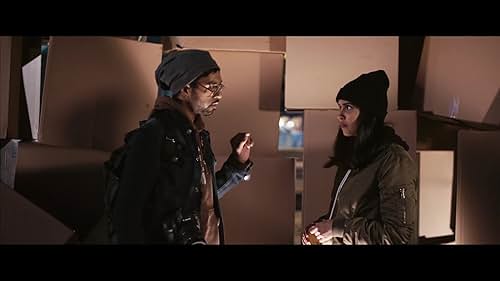 Ryley (Darrell Faria) gives alternative advice to Emily (Parveen Kaur).