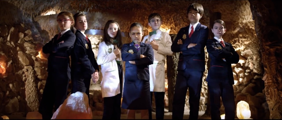 Dalila Bela, Sean Michael Kyer, Millie Davis, Filip Geljo, Isaac Kragten, Olivia Presti, and Anna Cathcart in Odd Squad: The Movie (2016)