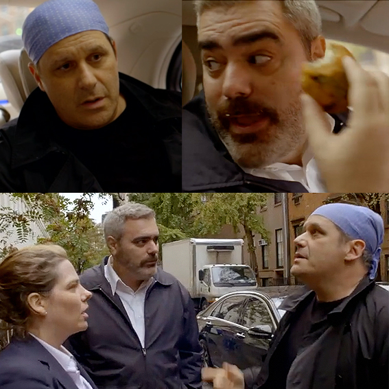 From the sitcom pilot "Driving Mizrahi" with Isaac Mizrahi and Livia Scott