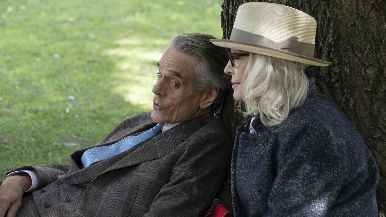 Jeremy Irons and Diane Keaton in Love, Weddings & Other Disasters (2020)