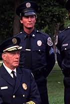 Steve Guttenberg, George Gaynes, Scott Thomson, and Brant von Hoffman in Police Academy 3: Back in Training (1986)