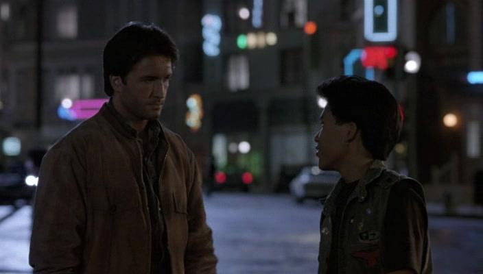 Dante Basco and Jeff Speakman in The Perfect Weapon (1991)