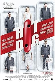 Paul Doucet, Rémy Girard, Daniel Lemire, Pierre-François Legendre, Édith Cochrane, and Éric Salvail in Hot Dog (2013)