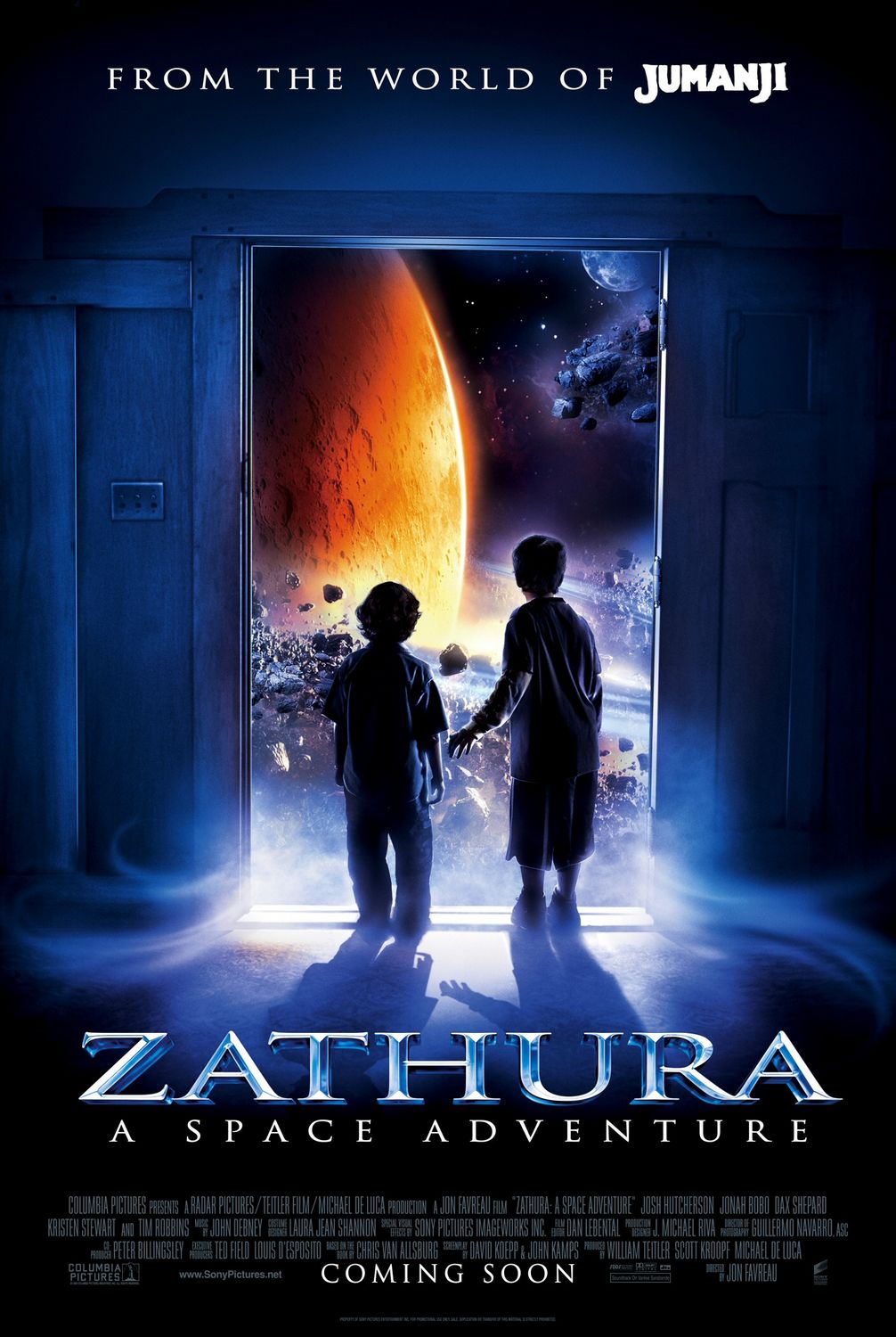 Josh Hutcherson and Jonah Bobo in Zathura: A Space Adventure (2005)