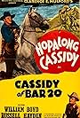 William Boyd, Russell Hayden, and Sheik the Horse in Cassidy of Bar 20 (1938)