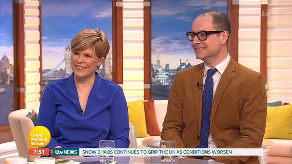 Emma B and Harry Wallop in Good Morning Britain (2014)