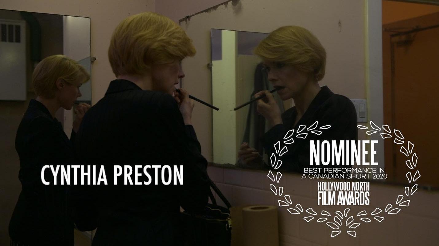 Mute. Cynthia Preston nominated for Best Performance Hollywood North Film Festival 2020