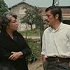 Alain Delon and Simone Signoret in La veuve Couderc (1971)