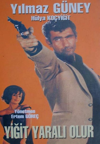 Yilmaz Güney and Hülya Koçyigit in Yigit yarali olur (1966)