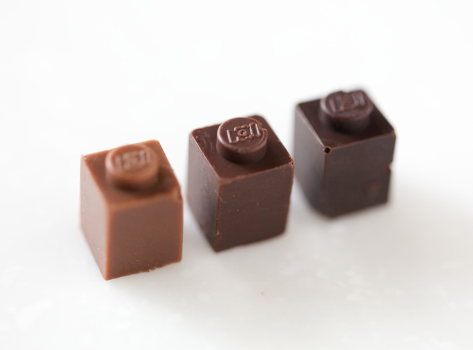 Chocolate LEGOs by Akihiro Mizuuchi